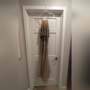 Adrianna Papell Beige Dress